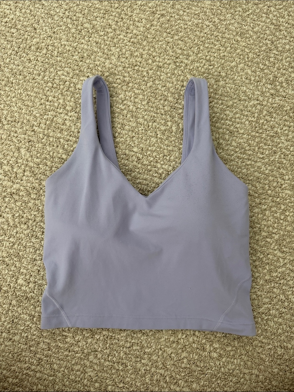 lululemon athletica Lavender V-Neck Tank Top